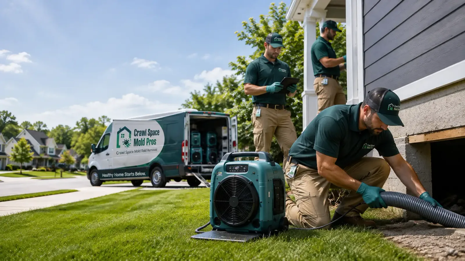 Crawl Space Mold Removal in Pierce, CO